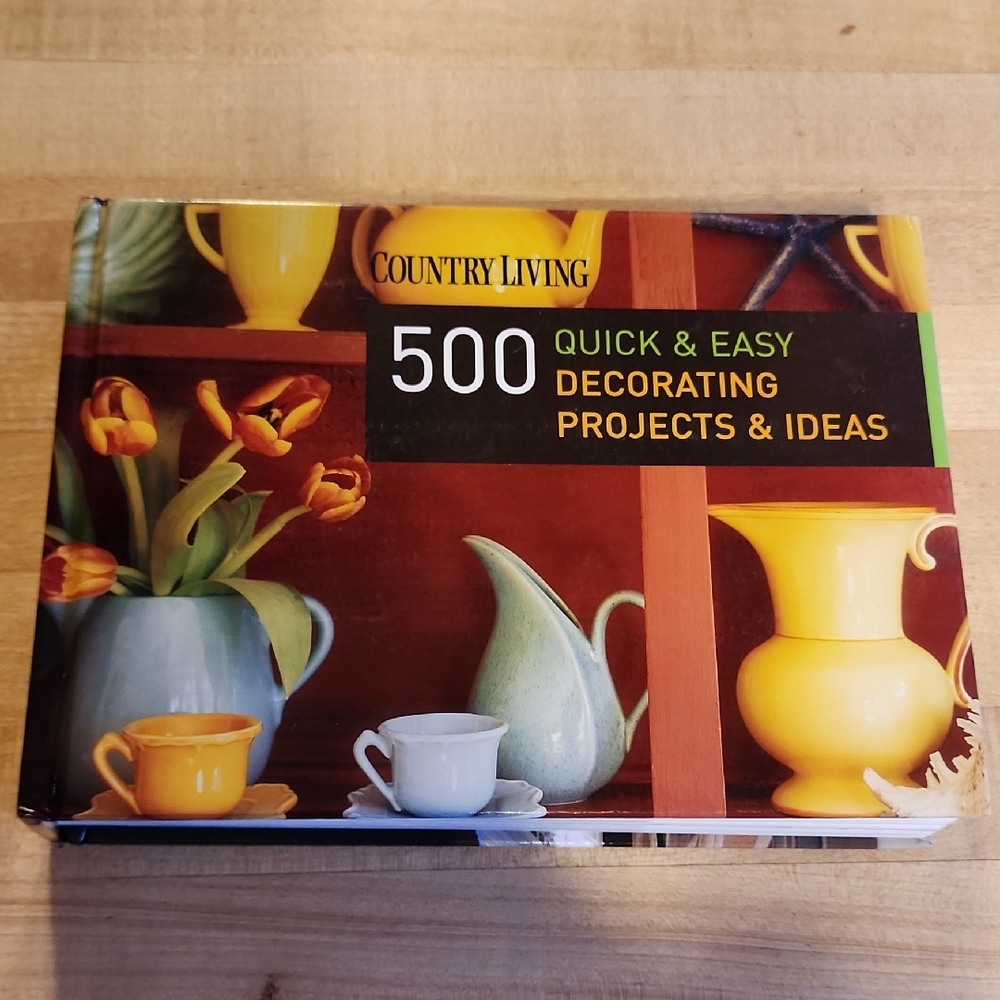 Country Living 500 Decorating Ideas- Great Condition